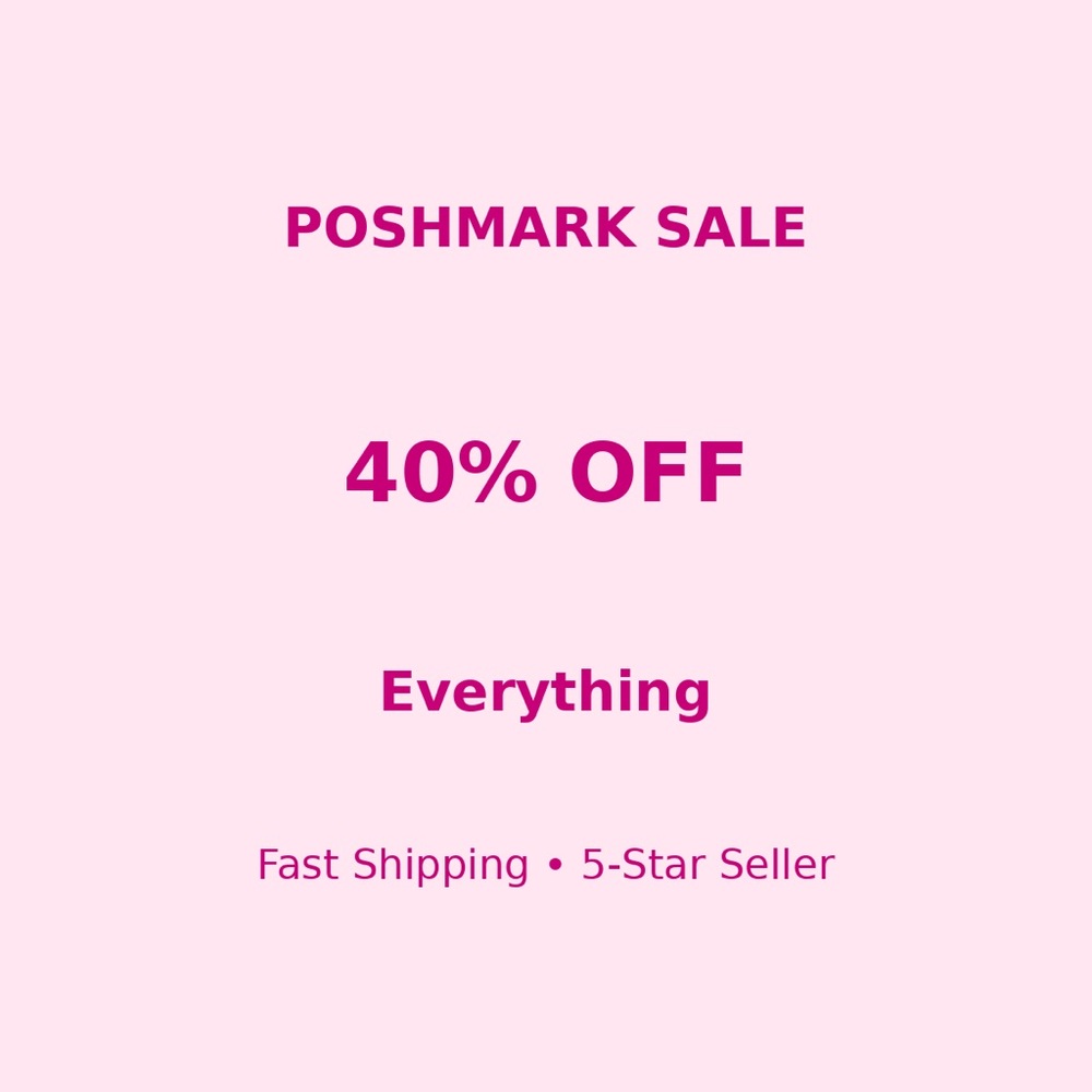 Pink Poshmark Sale Announcement